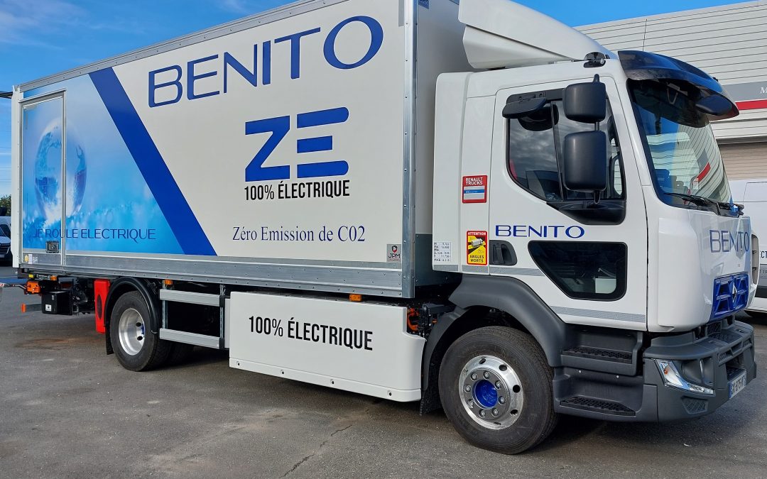 BENITO reçoit son premier camion électrique 16T